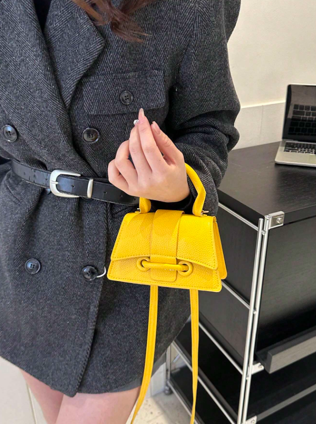 Yellow Mini Crossbody/Handle Bag