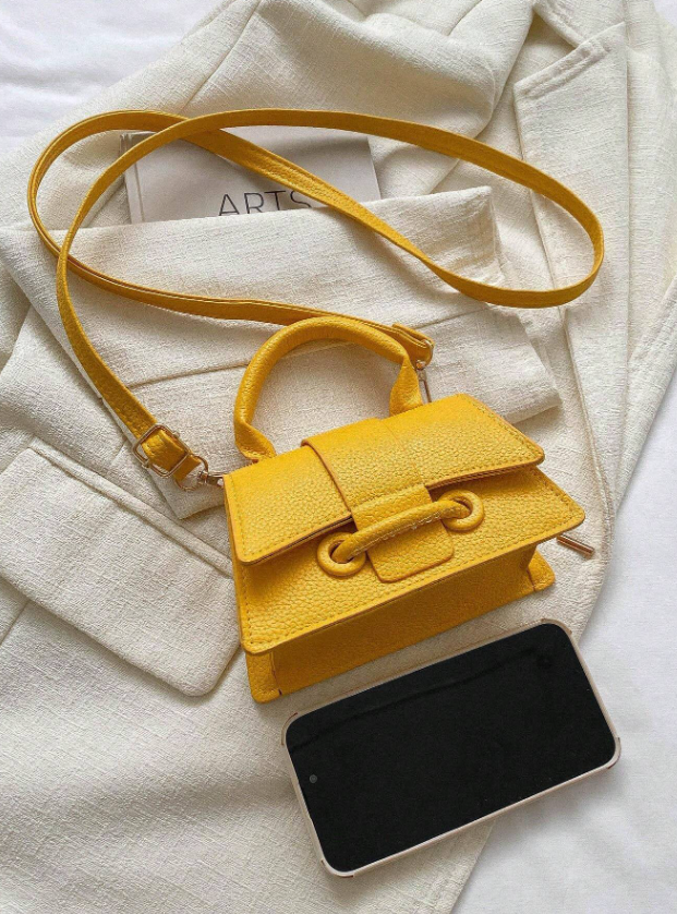 Yellow Mini Crossbody/Handle Bag