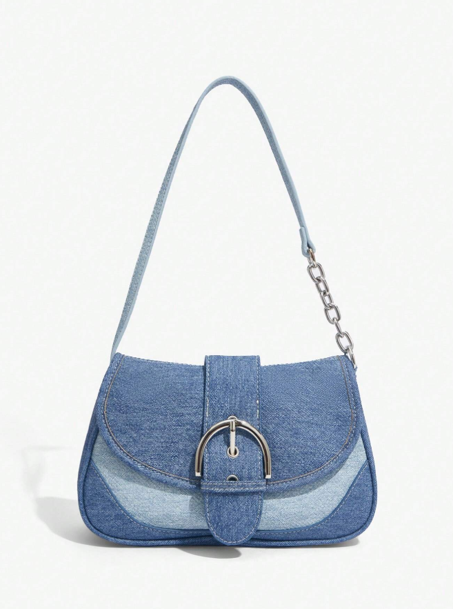 Vintage Denim Faux Bag