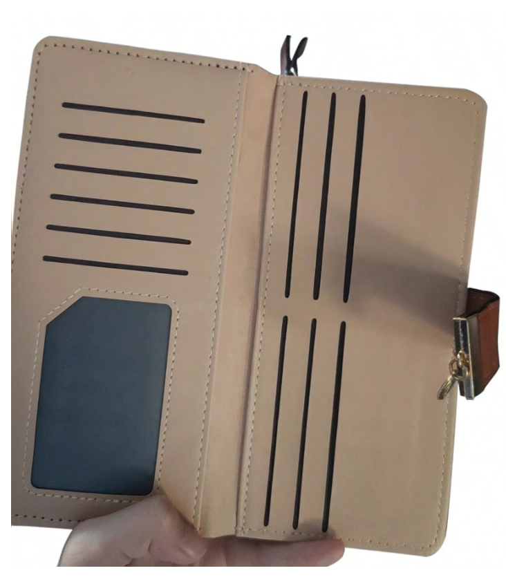 Leaf Design Clutch - Black