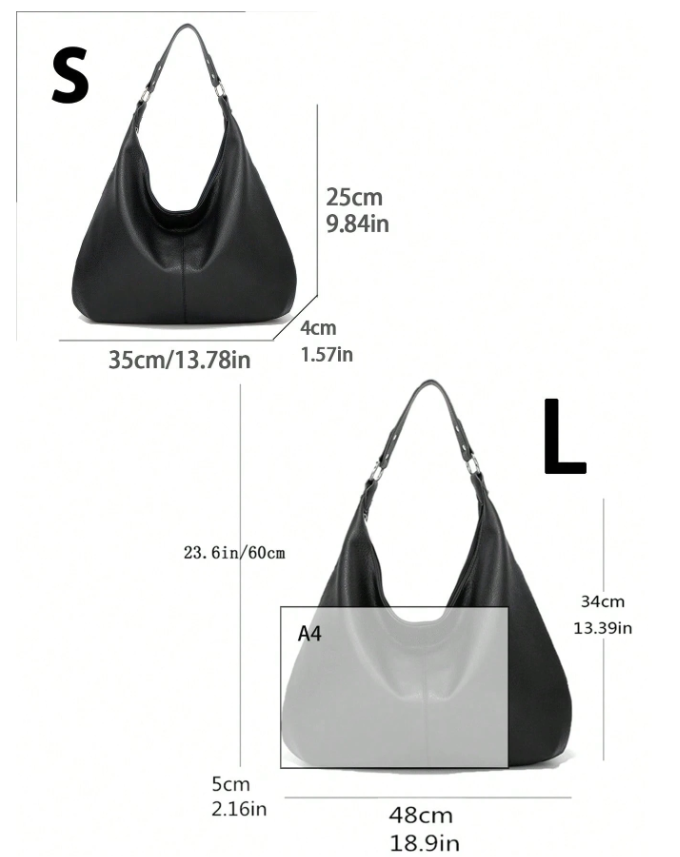 Dumpling Bag - Black/Navy