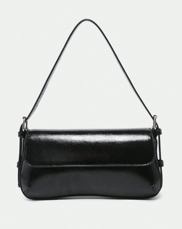 Glossy Minimal Underarm - Brown/Black