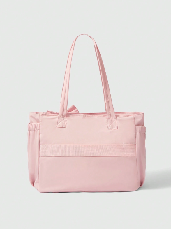 Pink Bow Tote Bag