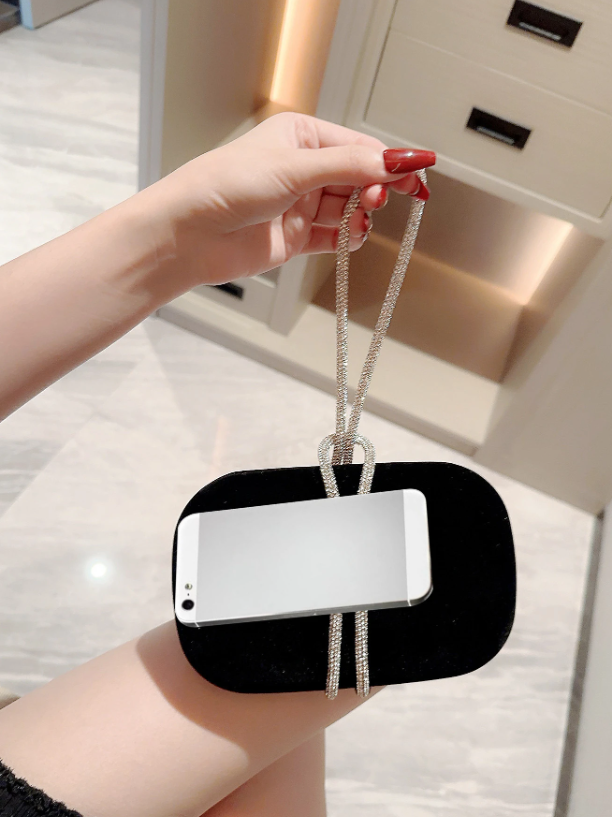 Rhinestone Minimal Clutch