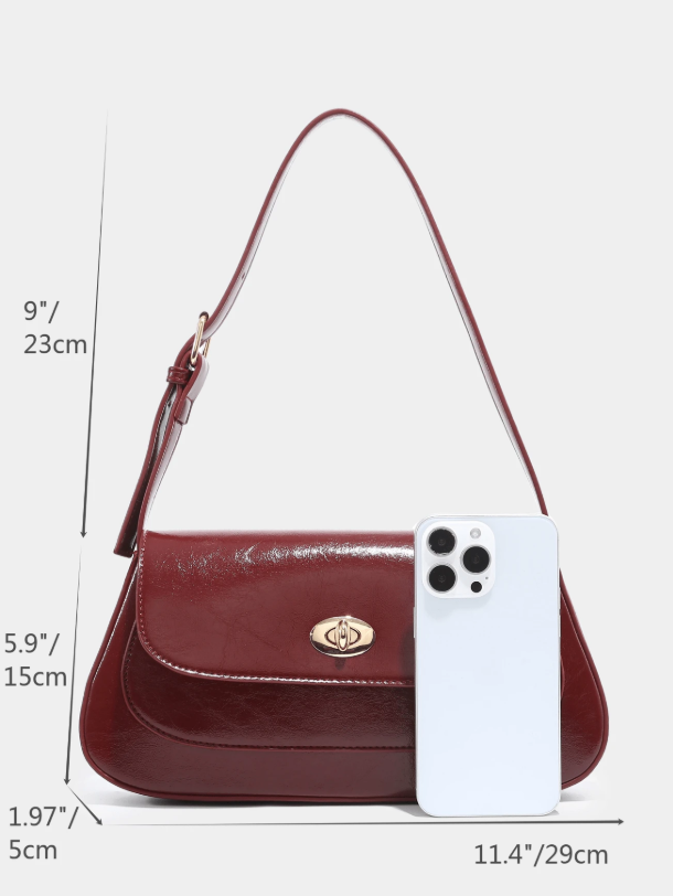Glossy Underarm Bag