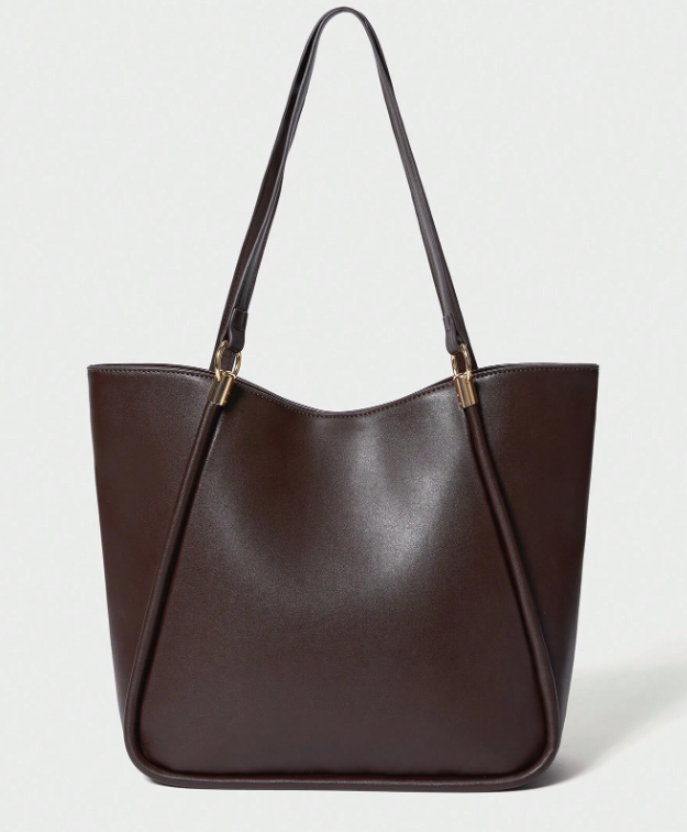Classy Women Shoulderbag Tote - Brown/Black/Coffee