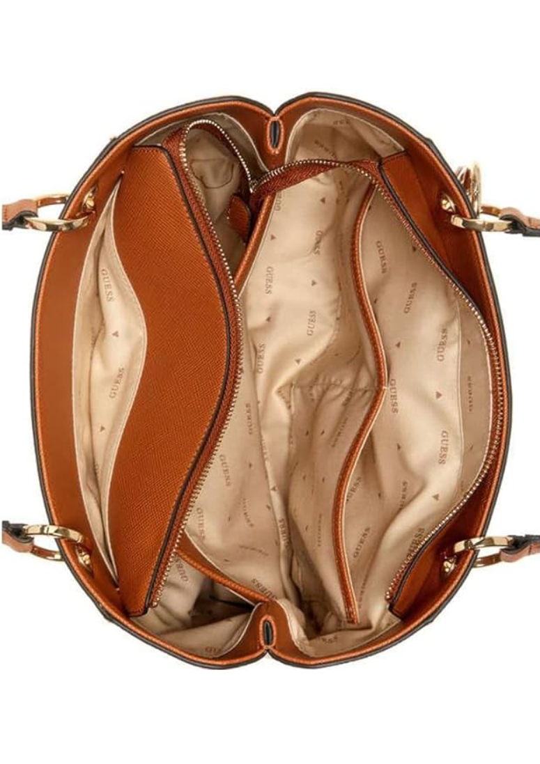 GUESS Noelle Cognac Tote