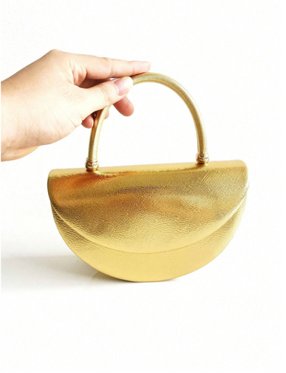 Minimalist Metallic Handbag