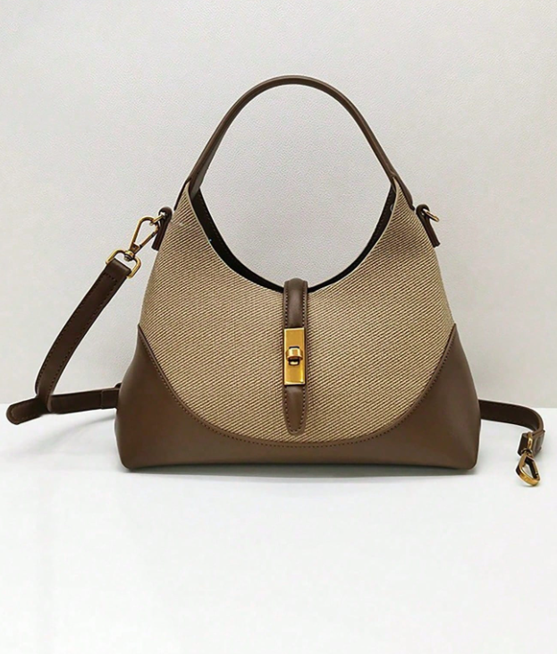 Two Tone Dumpling Bag