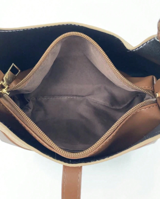 Two Tone Dumpling Bag