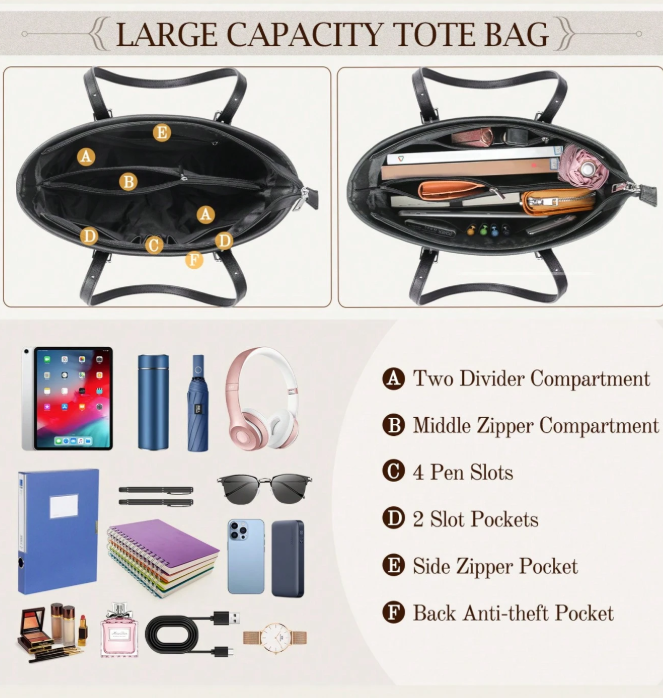Premium Shoulder Tote