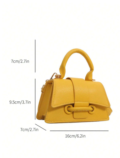 Yellow Mini Crossbody/Handle Bag