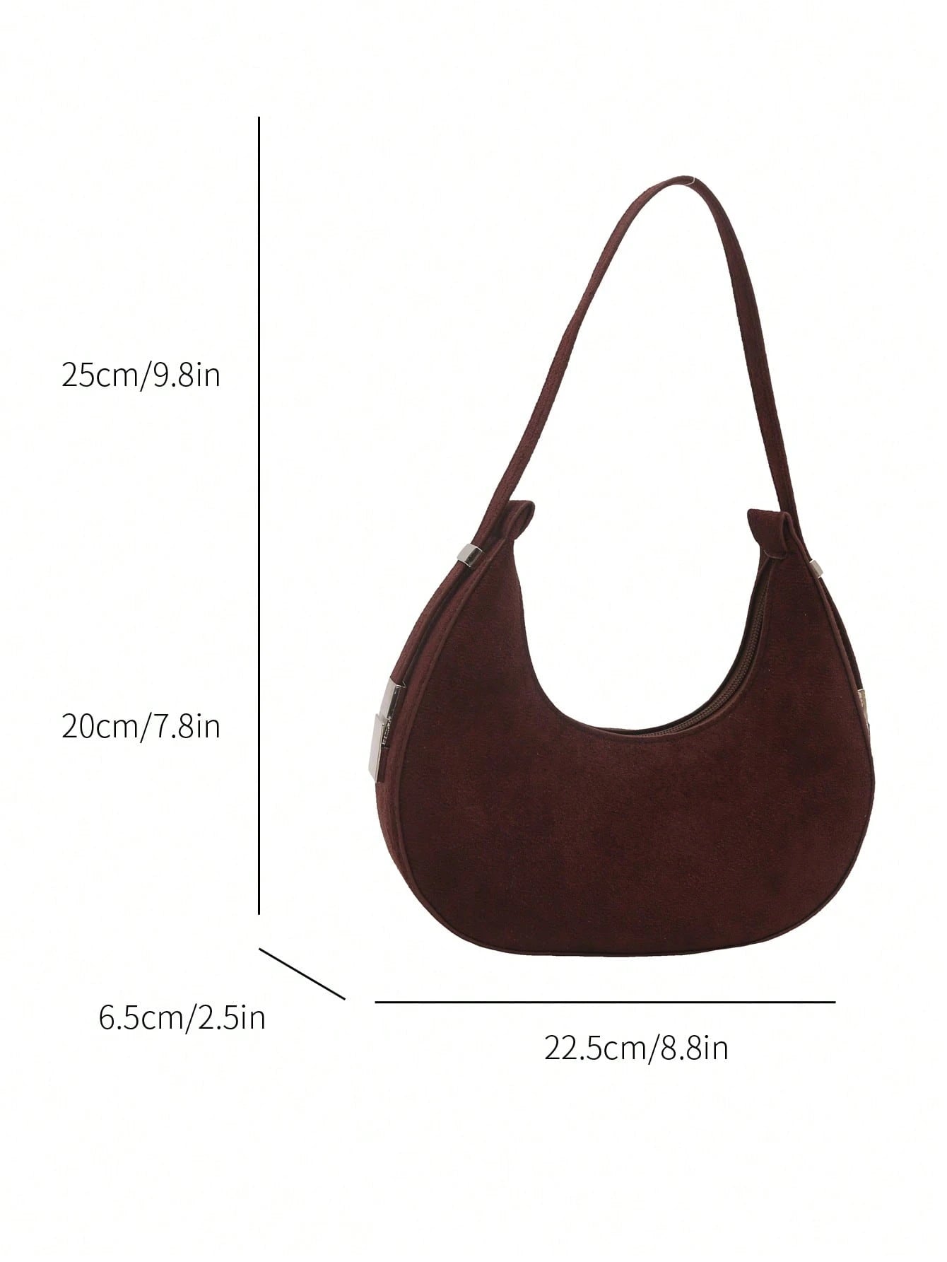 Suede Dumpling Bag