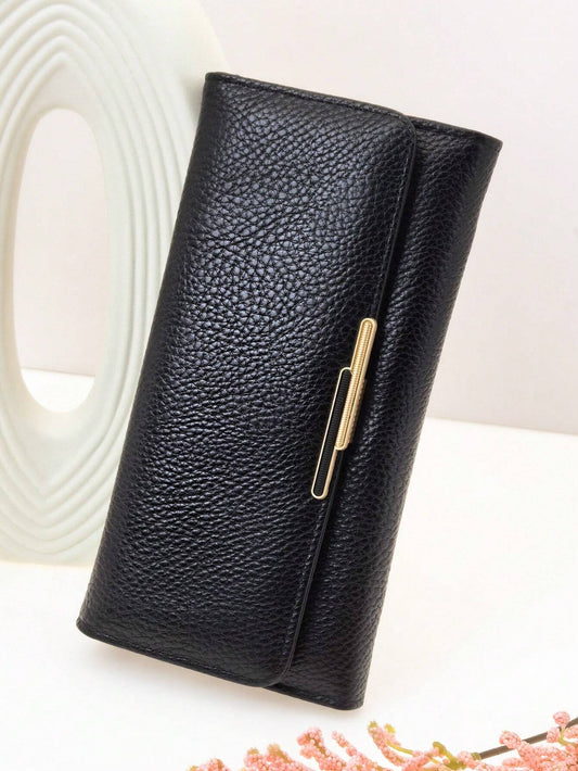 Soft Black Clutch