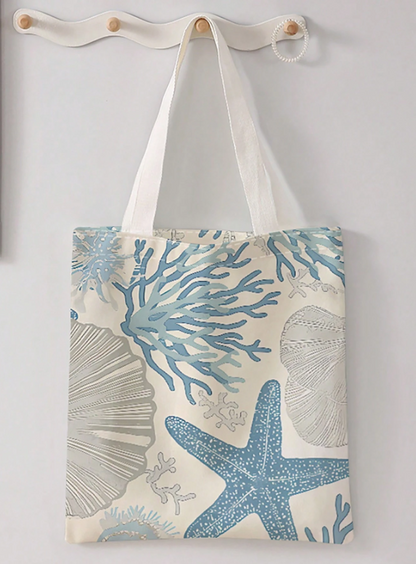 Double-Sided Shoulder Tote Bag