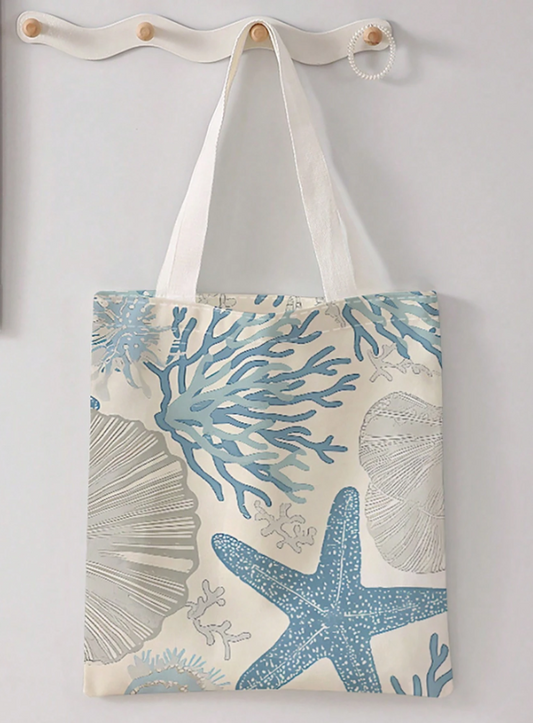 Double-Sided Shoulder Tote Bag