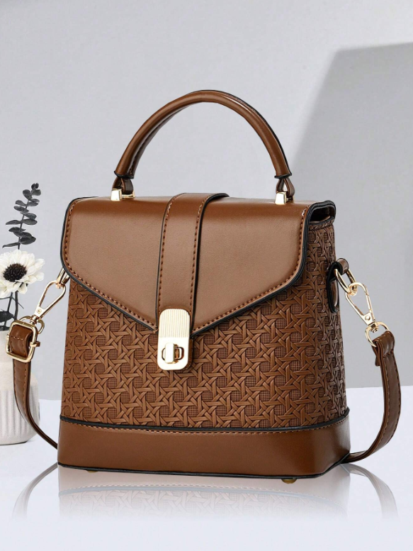 Three-Dimensional Box-Shaped Crossbody/Handbag