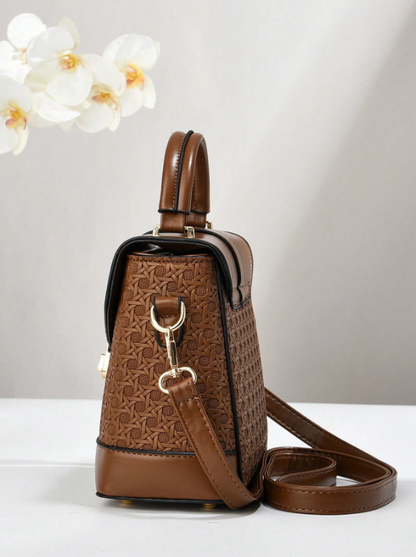 Three-Dimensional Box-Shaped Crossbody/Handbag