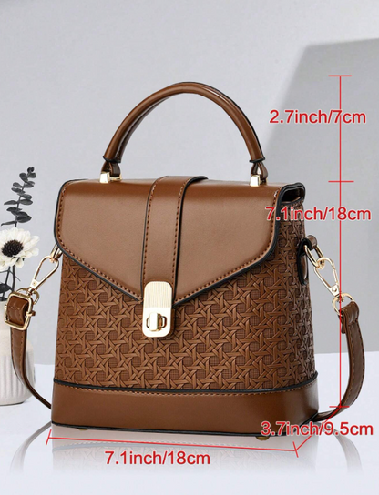 Three-Dimensional Box-Shaped Crossbody/Handbag