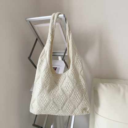 Women's Crocheted Tote Bag