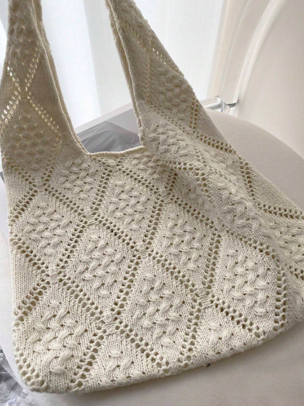 Women's Crocheted Tote Bag
