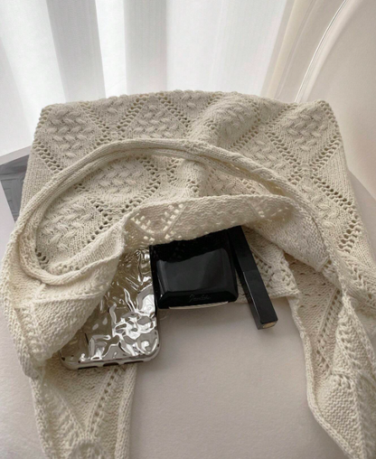 Women's Crocheted Tote Bag