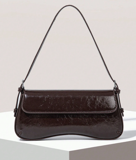 Retro Style Baguette Bag