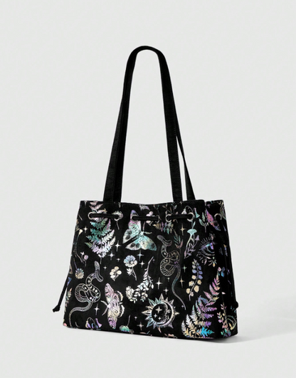 Floral Butterfly Underarm Bag