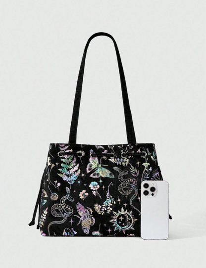 Floral Butterfly Underarm Bag