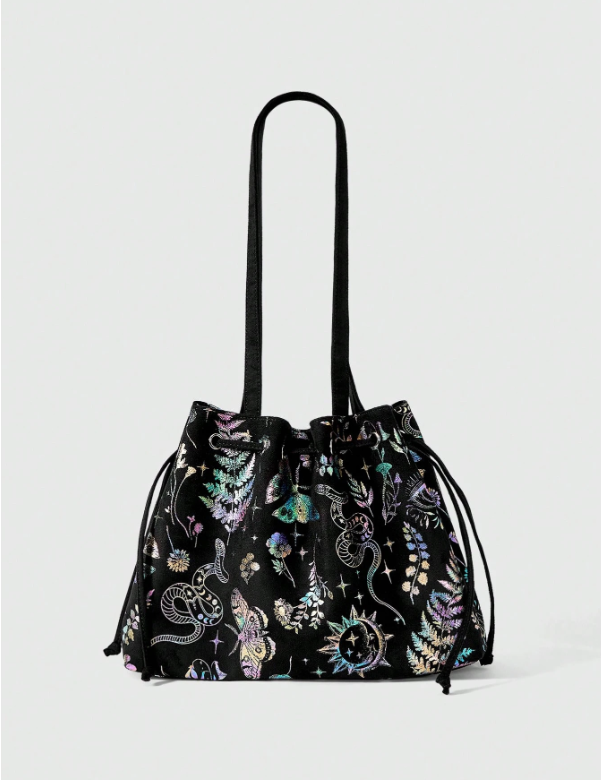 Floral Butterfly Underarm Bag