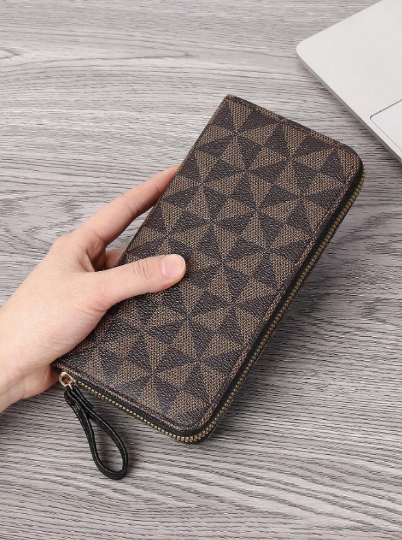 Retro Floral Pattern Clutch