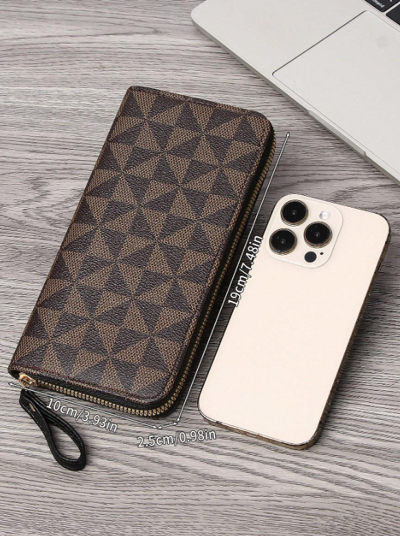 Retro Floral Pattern Clutch