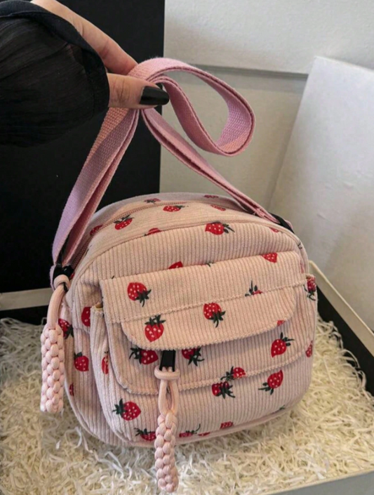 Mini Corduroy Crossbody Bag