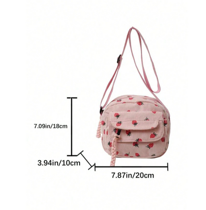 Mini Corduroy Crossbody Bag