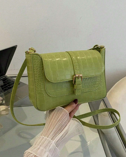 Crocodile Pattern Crossbody