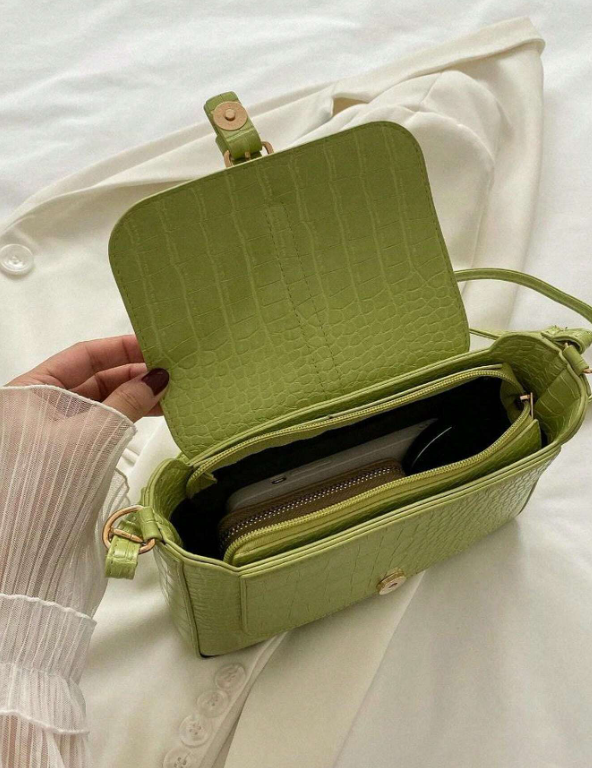 Crocodile Pattern Crossbody