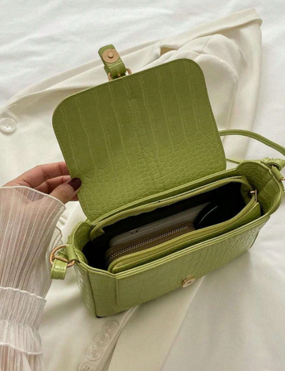 Crocodile Pattern Crossbody