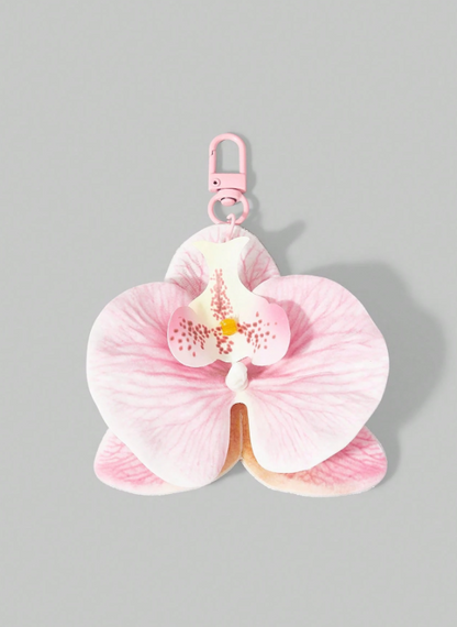 Tropical Flower Bag Charm