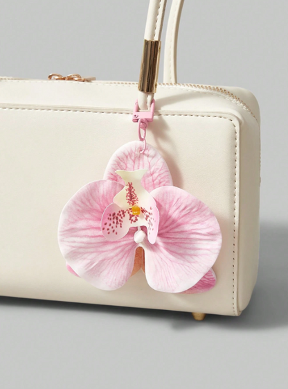 Tropical Flower Bag Charm