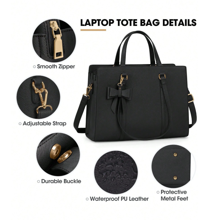 Elegant Bow Laptop Bag