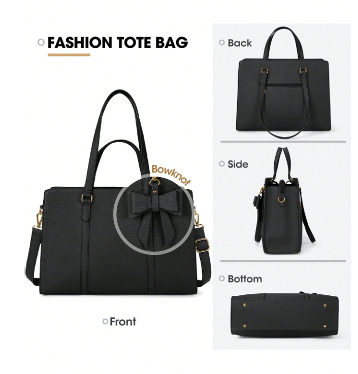 Elegant Bow Laptop Bag