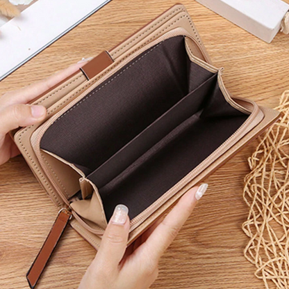 Leaf Design Clutch - Black