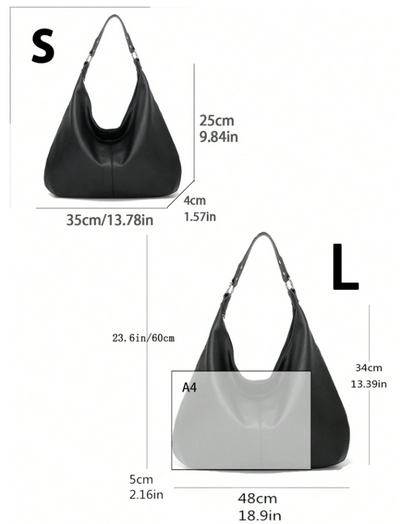 Dumpling Bag - Black/Navy