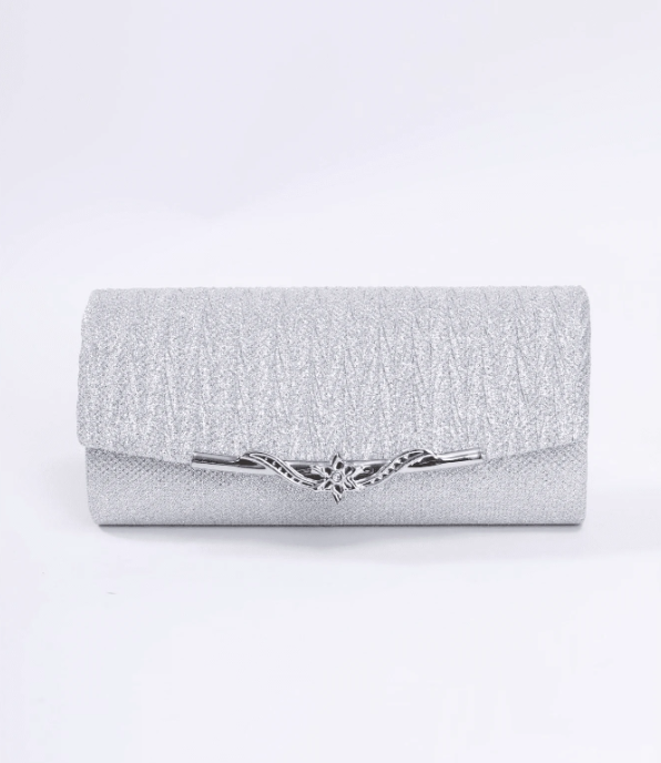Silver Evening Clutch