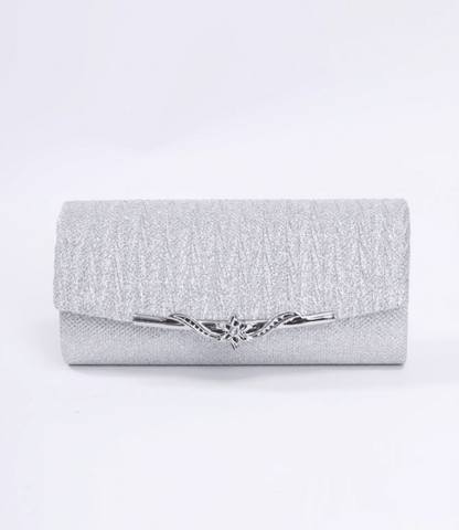 Silver Evening Clutch