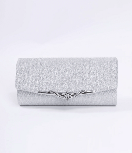 Silver Evening Clutch