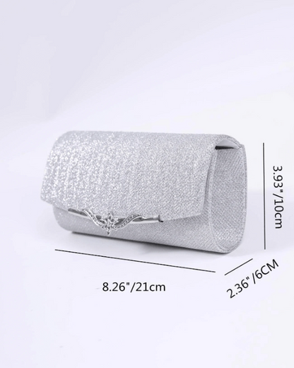 Silver Evening Clutch