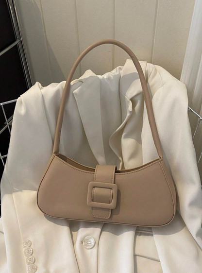 Petit Buckle Bag - Pink/Brown/White