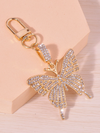 Silver/Gold Butterfly Bag Charm