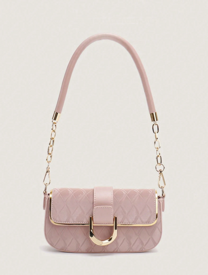Diamond-Pattern Bag